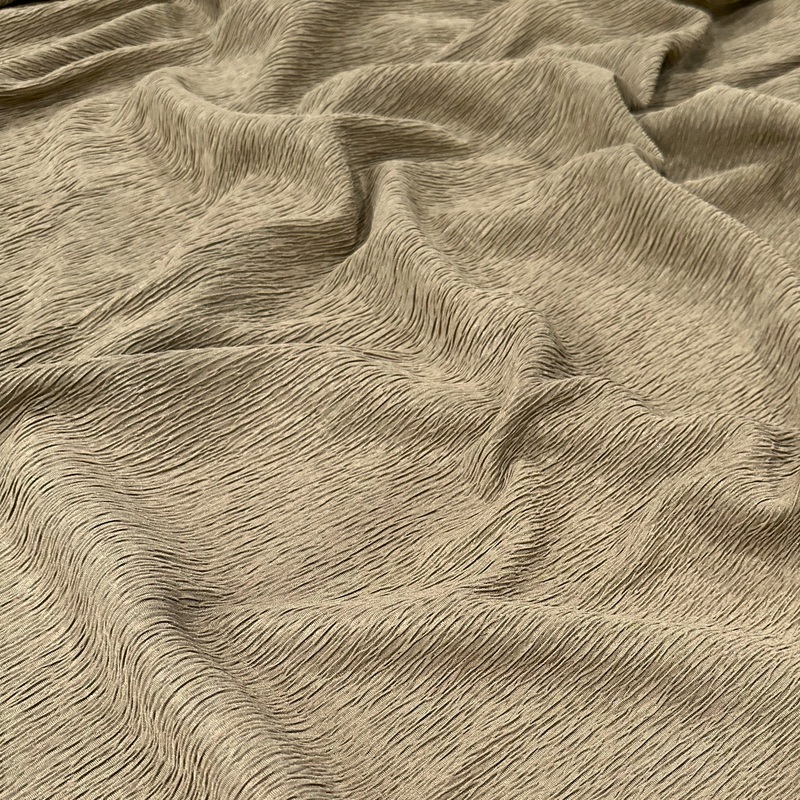 Bella Crepe Drapery Panel in Taupe