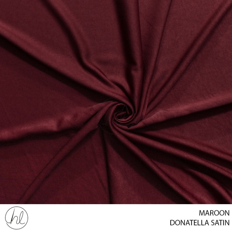DONATELLA SATIN 56 MAROON 150CM PER M