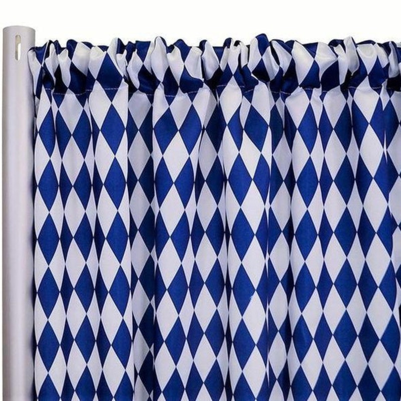 Harlequin Print (Lamour) Drapery Panels (58" Wide) / 6 Colors