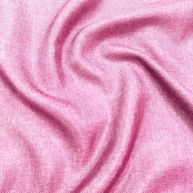 Imitation Burlap Drapery Panel in Pink