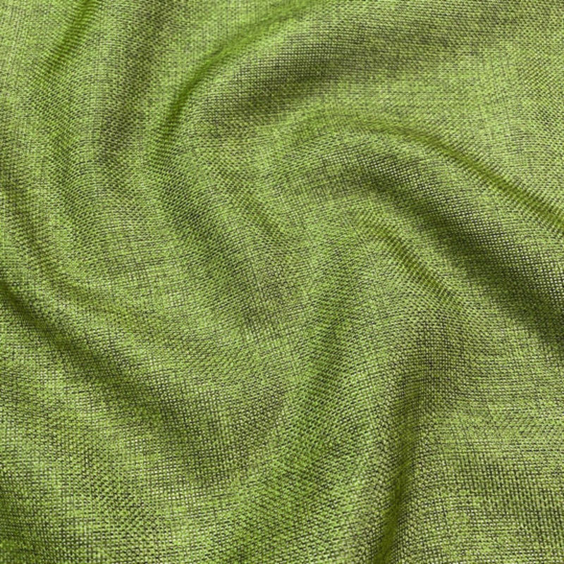 Imitation Burlap Drapery Panel in Willow Green
