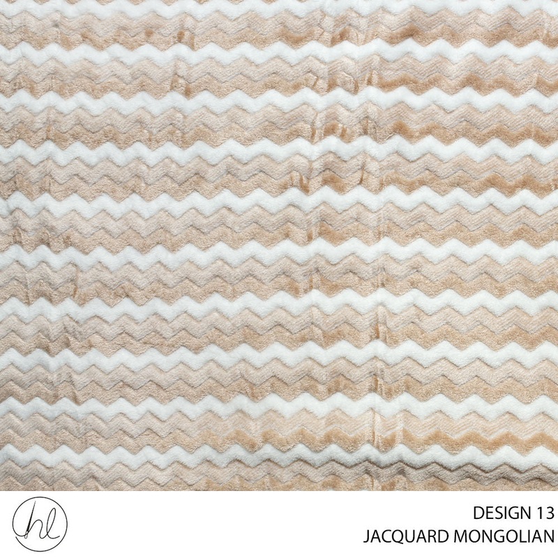 MONGOLIAN FLEECE JACQUARD