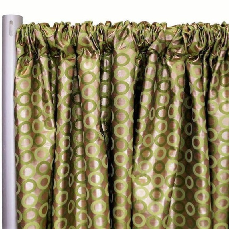 Mosaic Jacquard (Reversible) Drapery Panels (110" Wide) / 6 Colors