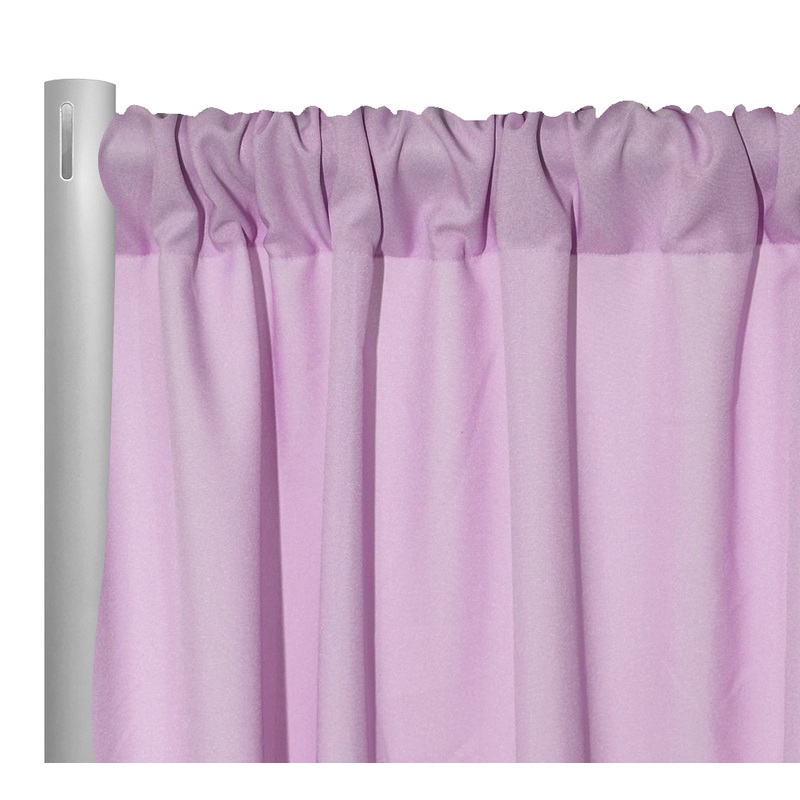 Premium Poly (Poplin) Drapery Panel in Pink 1156