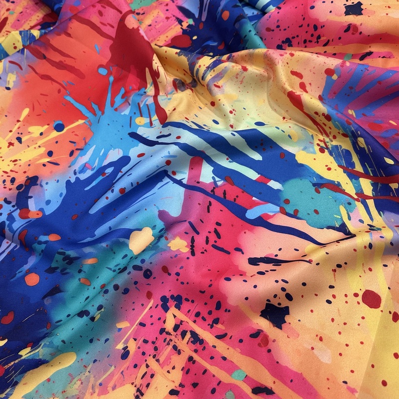 Rainbow Burst (Poly Print) Drapery Panel
