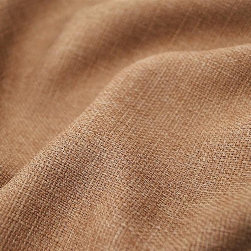Rustic Linen Drapery Panel in Honey