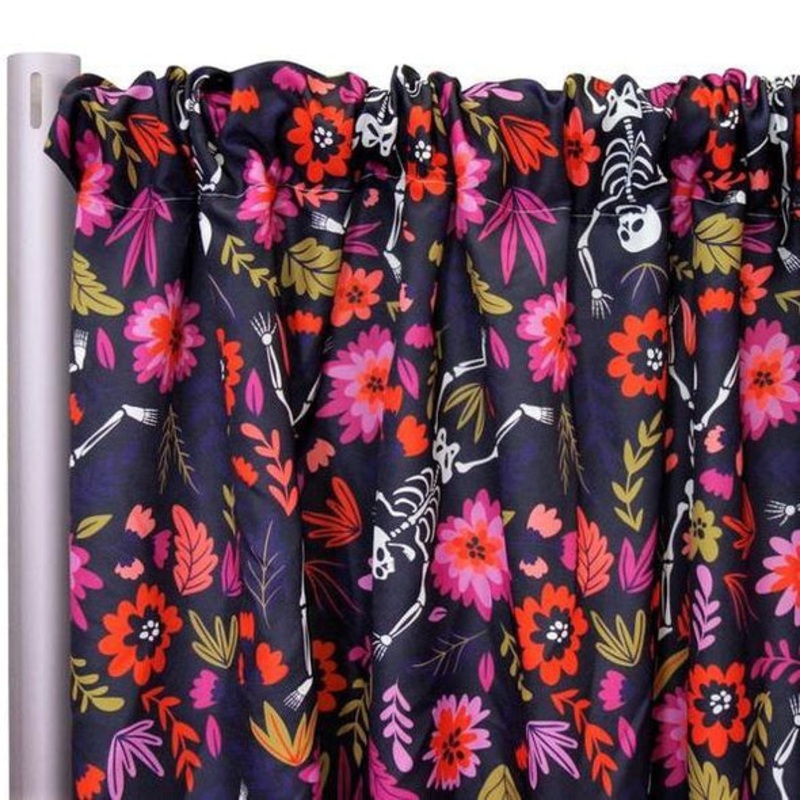 Skeleton Garden (Poly Print) Drapery Panel