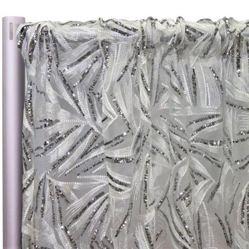 Sparkle Sequins Drapery Panels (51" Wide) / 6 Colors