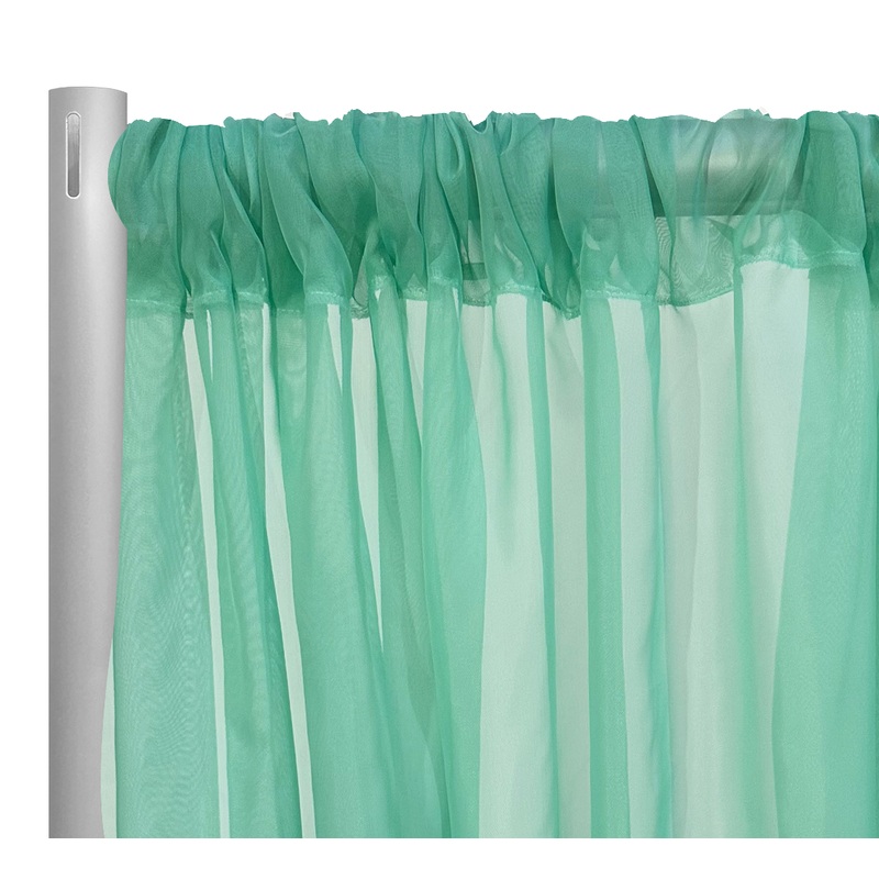 Voile Drapery Panel in Tiffany 2001