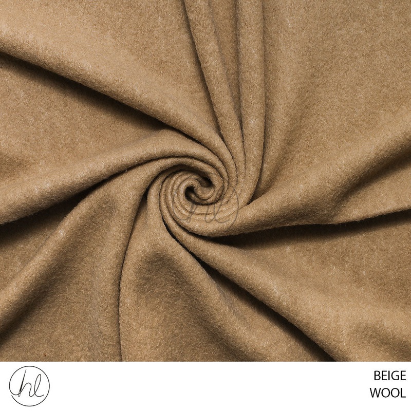 WOOL FABRIC 51 BEIGE 150CM PER M