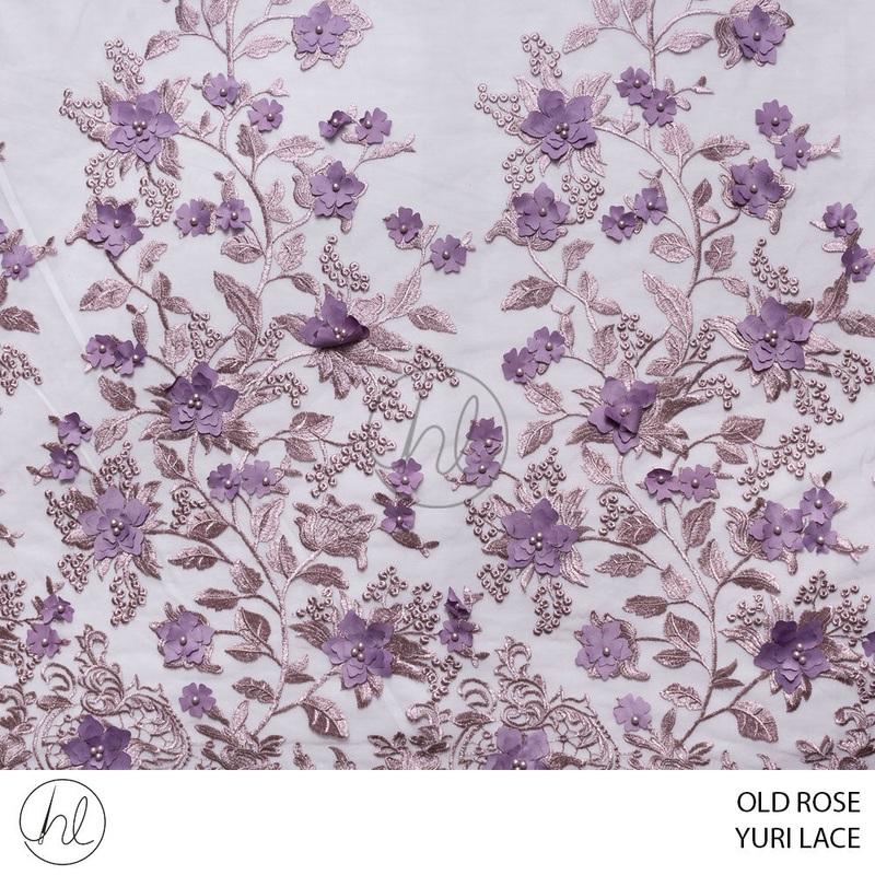 Yuri Lace 53 Old Rose 120cm Per M