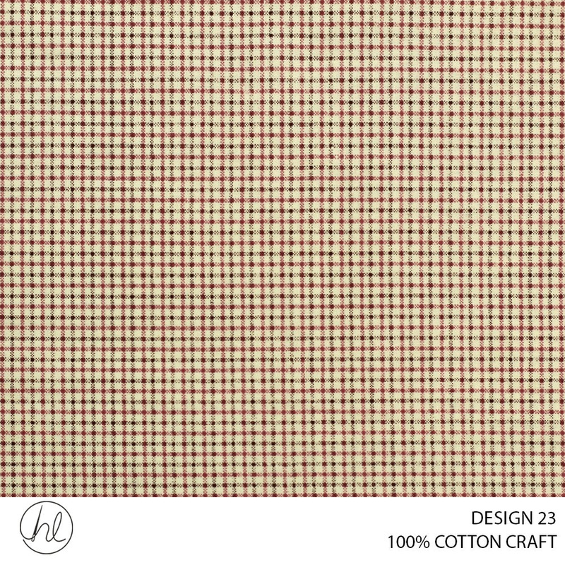 100% COTTON CRAFTS DESIGN 23 150CM WIDE PER M