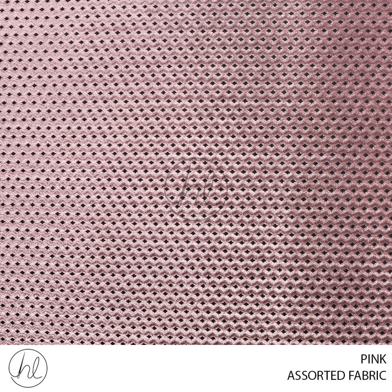 ASSORTED FABRIC 51 PINK 150CM PER M