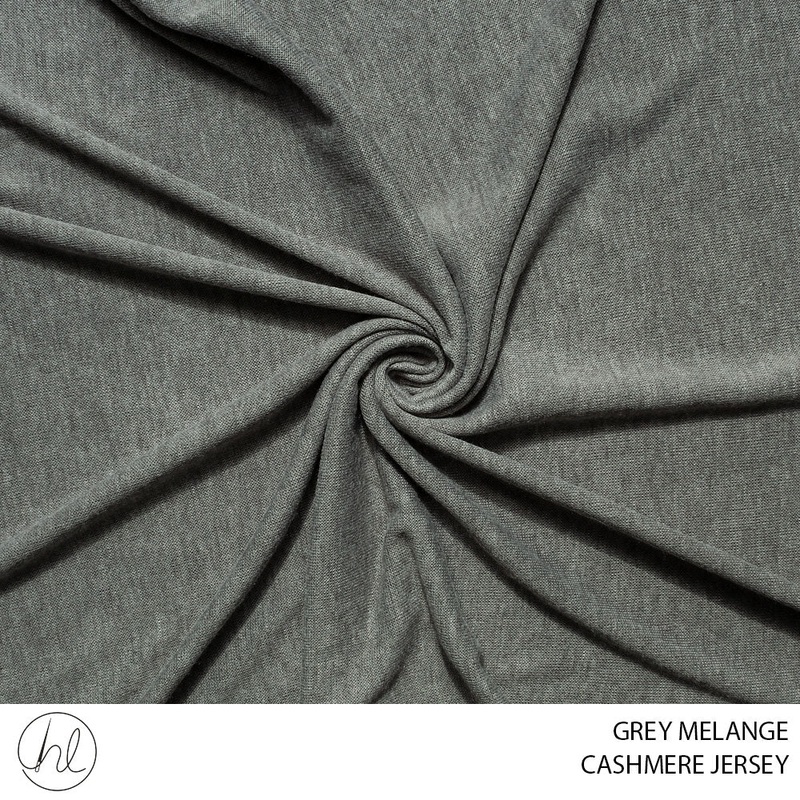 CASHMERE JERSEY 51 GREY MELANGE 150CM PER M