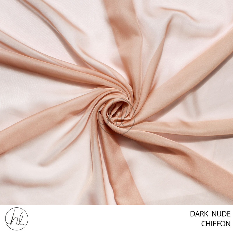 CHIFFON 51 DARK NUDE 150CM PER M