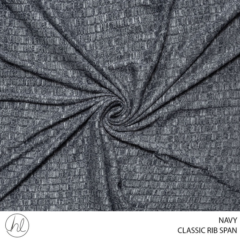 CLASSIC RIB SPAN 51 NAVY 150CM PER M