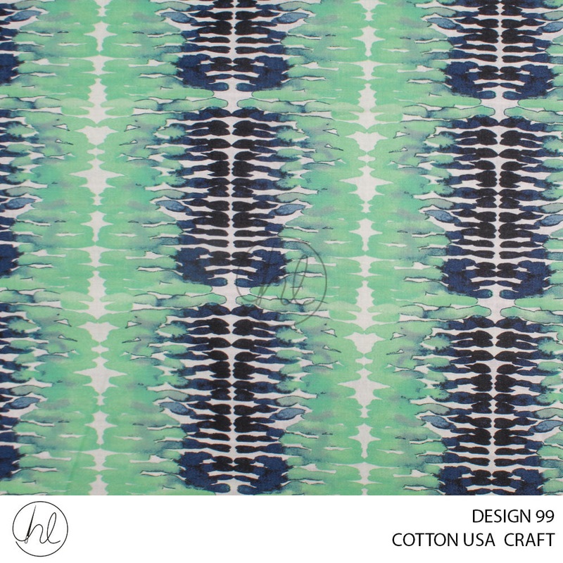 COTTON USA CRAFTS PER M MULTI DESIGN 99 112CM WIDE
