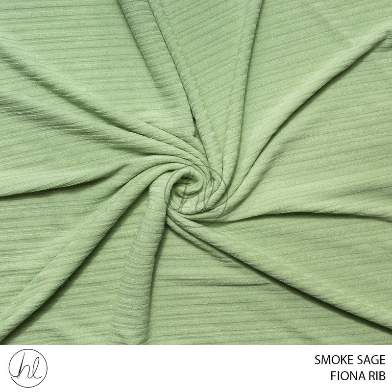 FIONA RIB 51 SMOKE SAGE 150CM PER M