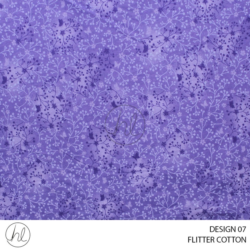 FLUTTER COTTON 781 LILAC 150CM PER M