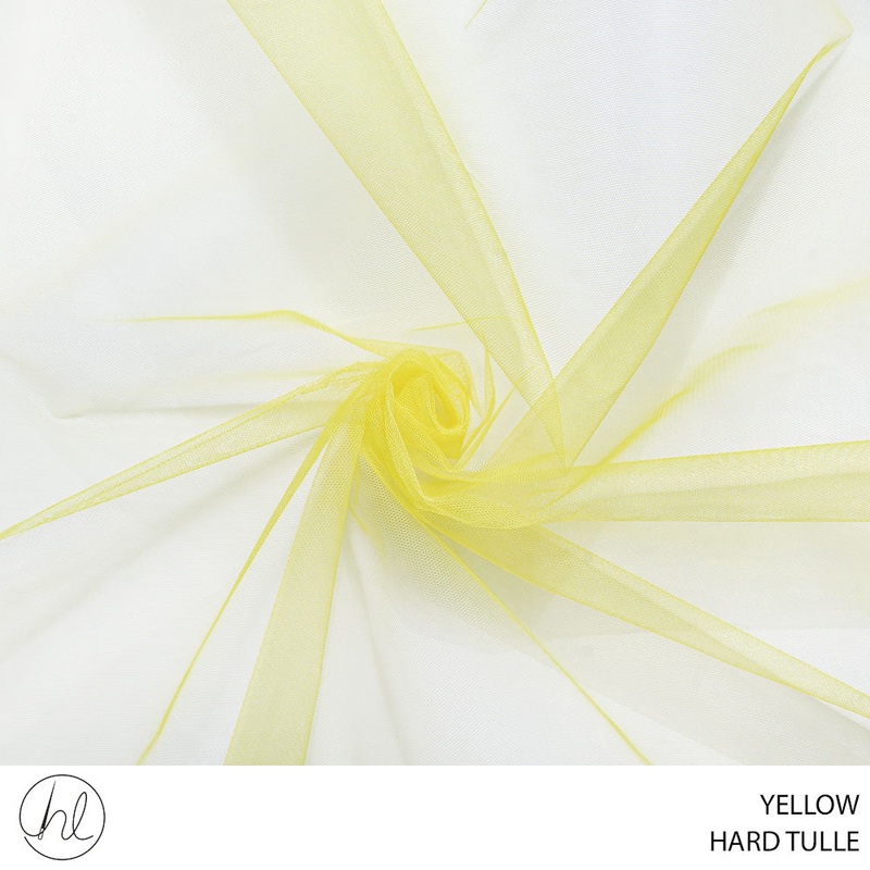 HARD TULLE (781) YELLOW (150CM) PER M