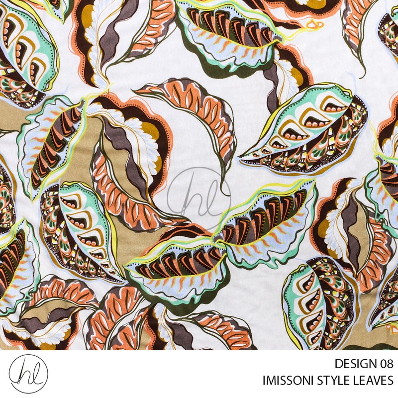 IMISSONI STYLE LEAVES 51 MULTI 150CM PER M