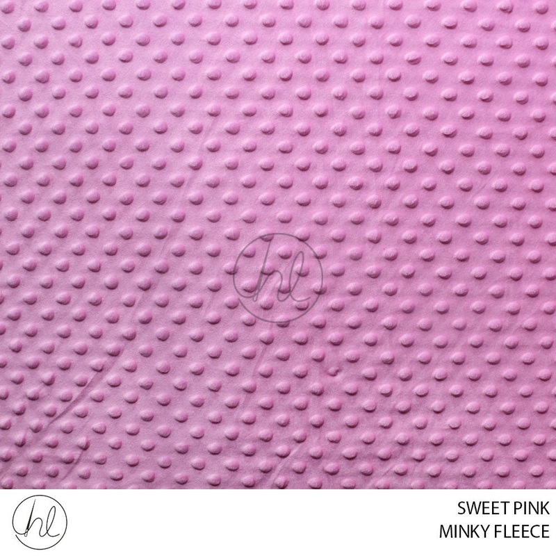 MINKY FLEECE 51 SWEET PINK 150CM PER M
