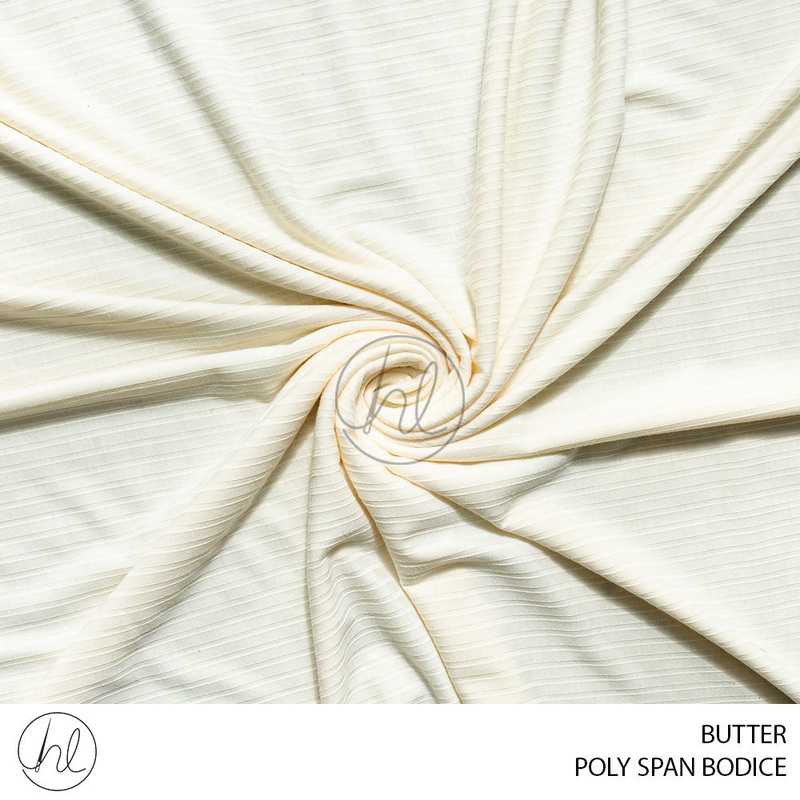 POLY SPAN BODICE 51 BUTTER 150CM PER M