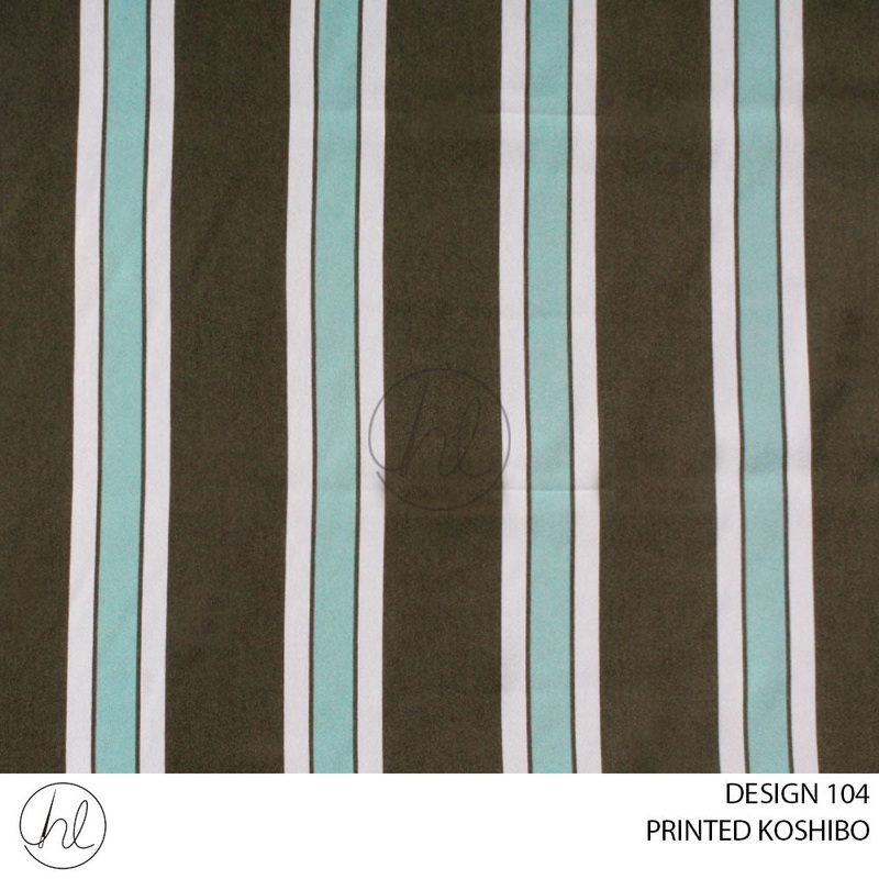 PRINTED KOSHIBO 51 OLIVE DESIGN 104 150CM