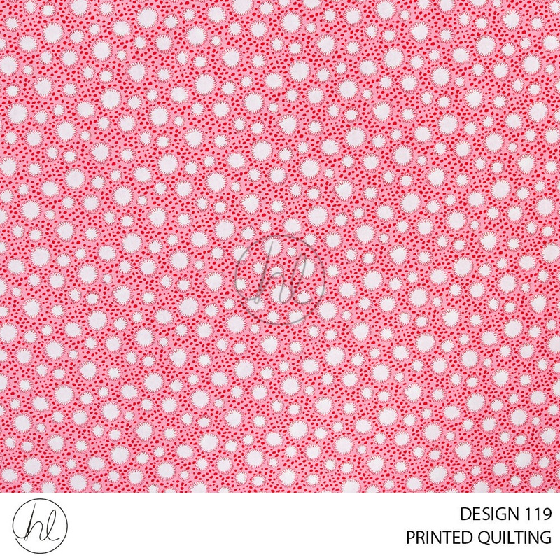 PRINTED QUILTING 51 MULTI 110CM PER M