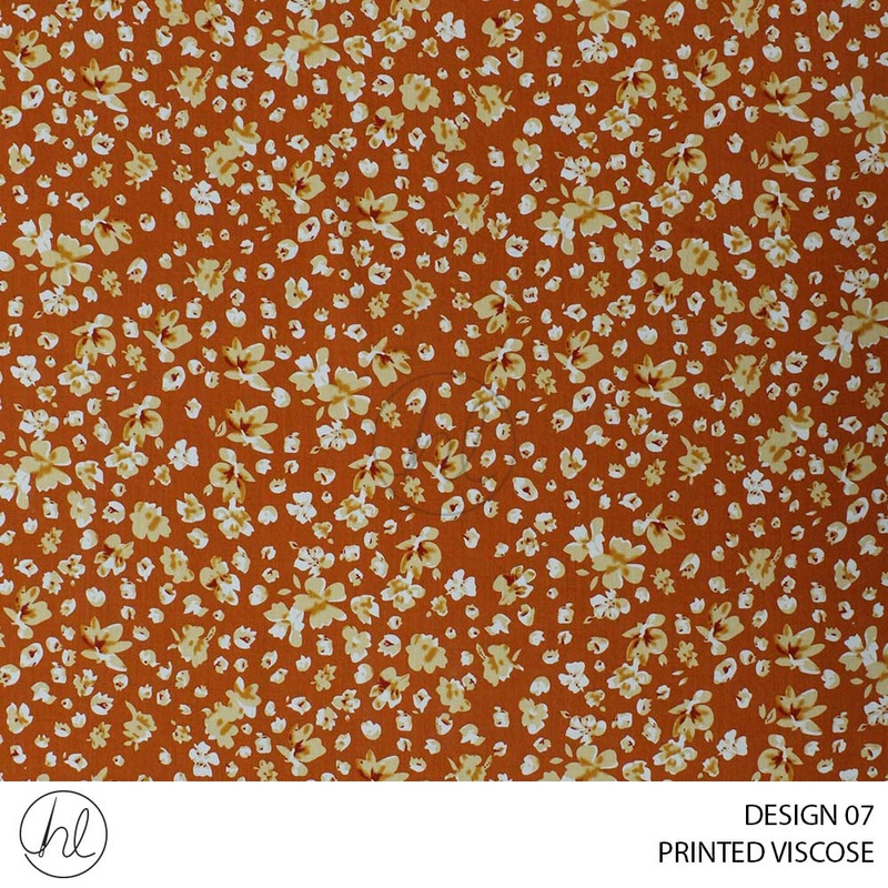 PRINTED VISCOSE DESIGN 07 150CM WIDE PER M