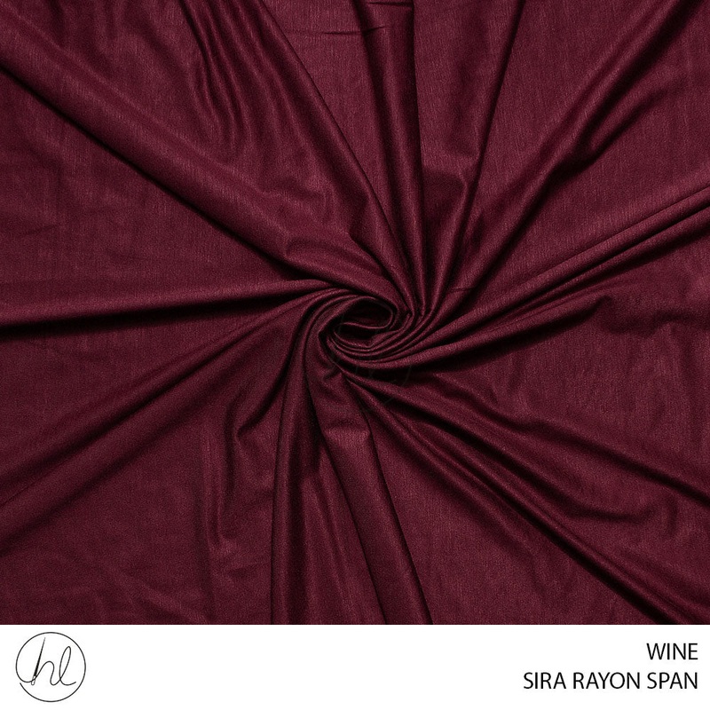 SIRA RAYON SPAN 51 WINE 150CM PER M