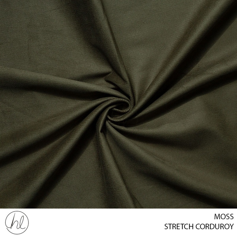 STRETCH CORDUROY 51 MOSS 150CM PER M