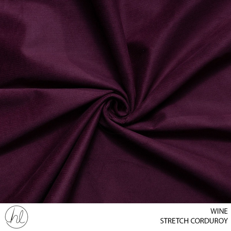 STRETCH CORDUROY 51 WINE 150CM PER M