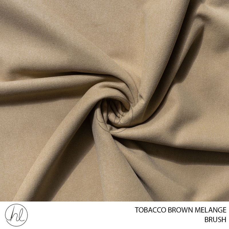 T/R BRUSH 51 TOBACCO BROWN MELANGE 150CM PER M
