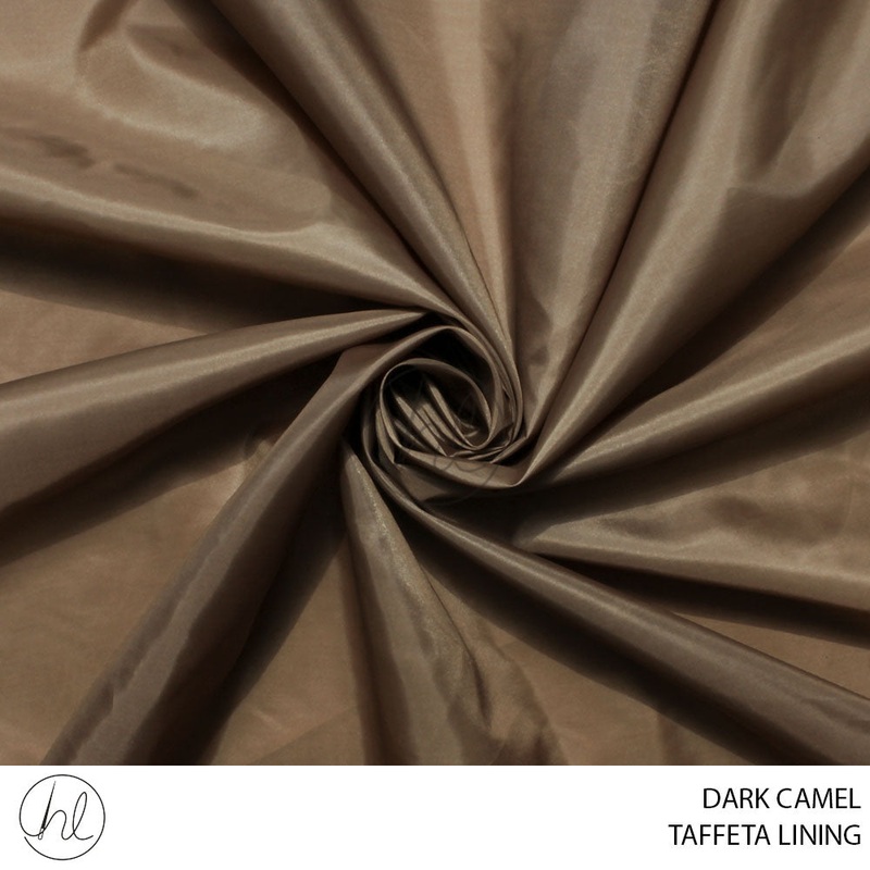 TAFFETA LINING 51 DARK CAMEL 150CM PER M