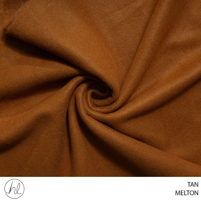 AN MELTON 51 TAN 150CM PER M