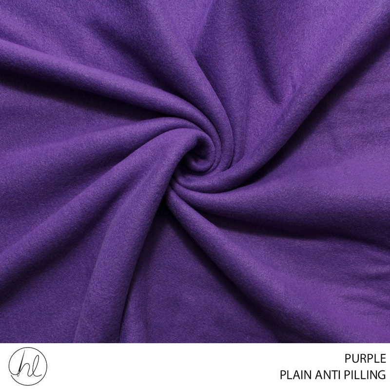 ANTI PILLING PLAIN 150CM PURPLE FREE PIECE