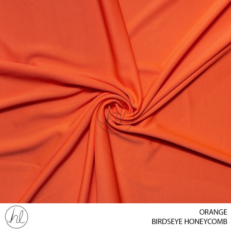BIRDSEYE HONEYCOMB 781 ORANGE 150CM PER M