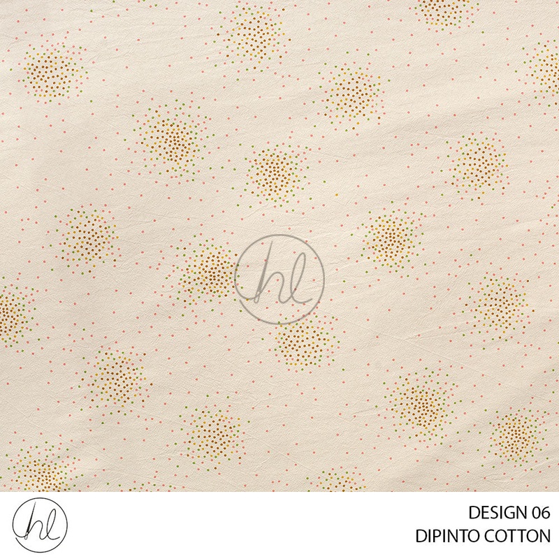 COTTON DIPINTO 2425 BEIGE 150CM PER M