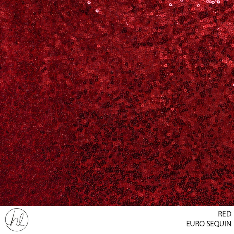 EURO SEQUIN 53 RED 150CM PER M