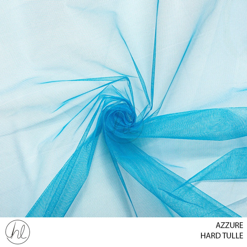 HARD TULLE 51 AZZURE 150CM PER M