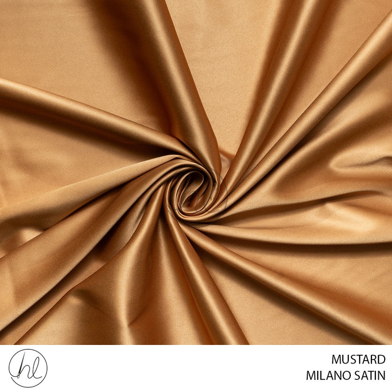 MILANO SATIN 53 MUSTARD 150CM PER M