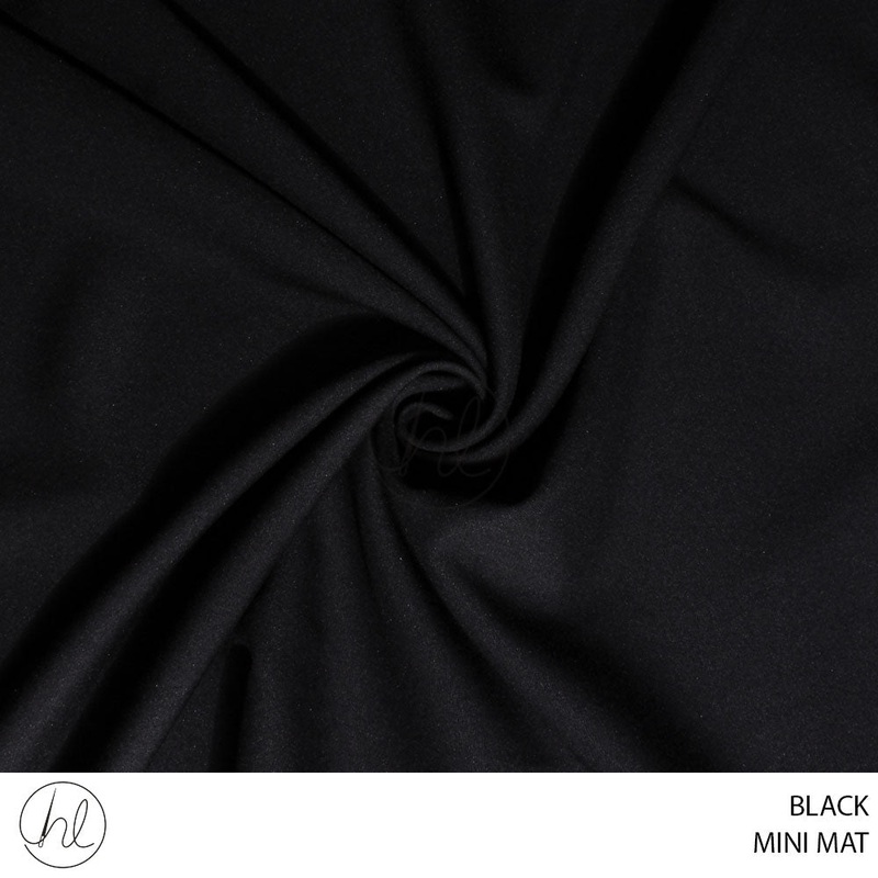 MINI MAT PLAIN FABRIC 150CM BLACK