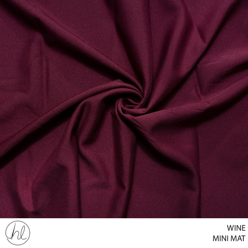 MINI MAT PLAIN FABRIC 150CM WINE