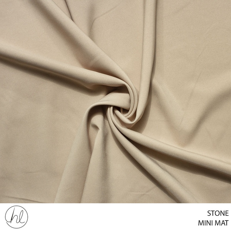 MINI MAT PLAIN FABRIC STONE 150CM