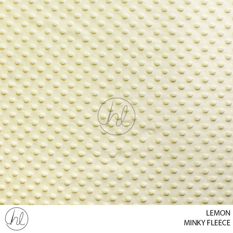 MINKY FLEECE 51 LEMON 150CM PER M