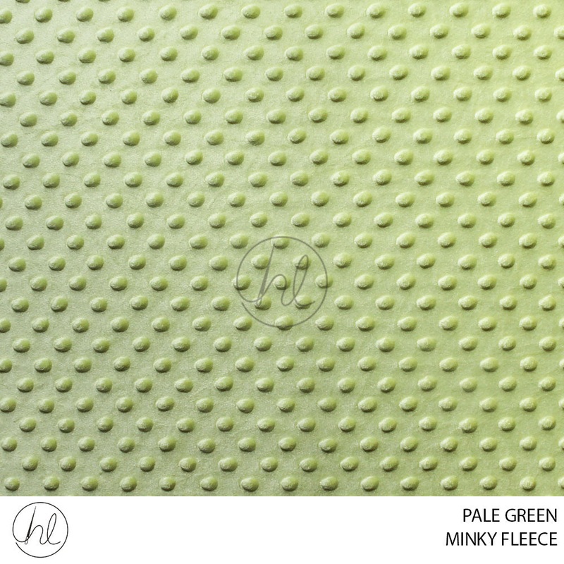 MINKY FLEECE 51 PALE GREEN 150CM PER M