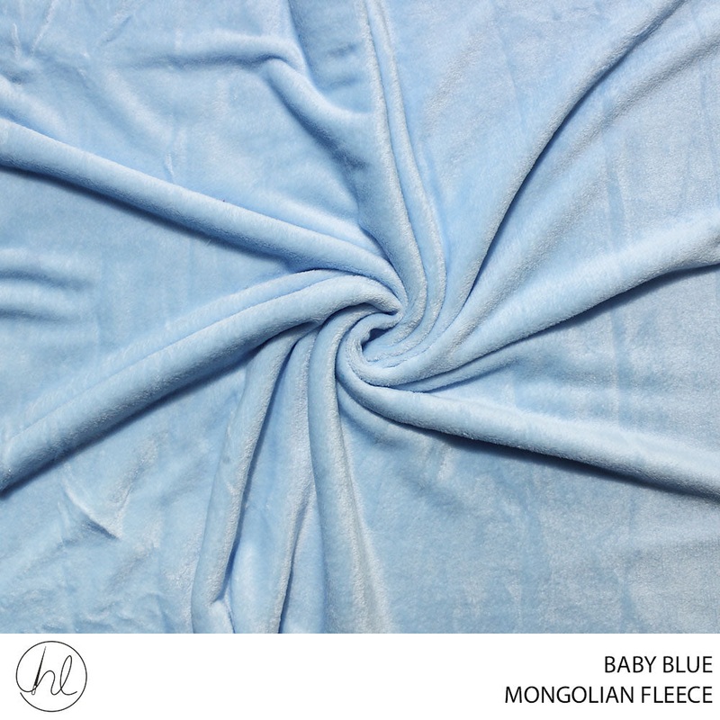 MONGOLIAN FLEECE 150CM BABY BLUE ROLL 001 1