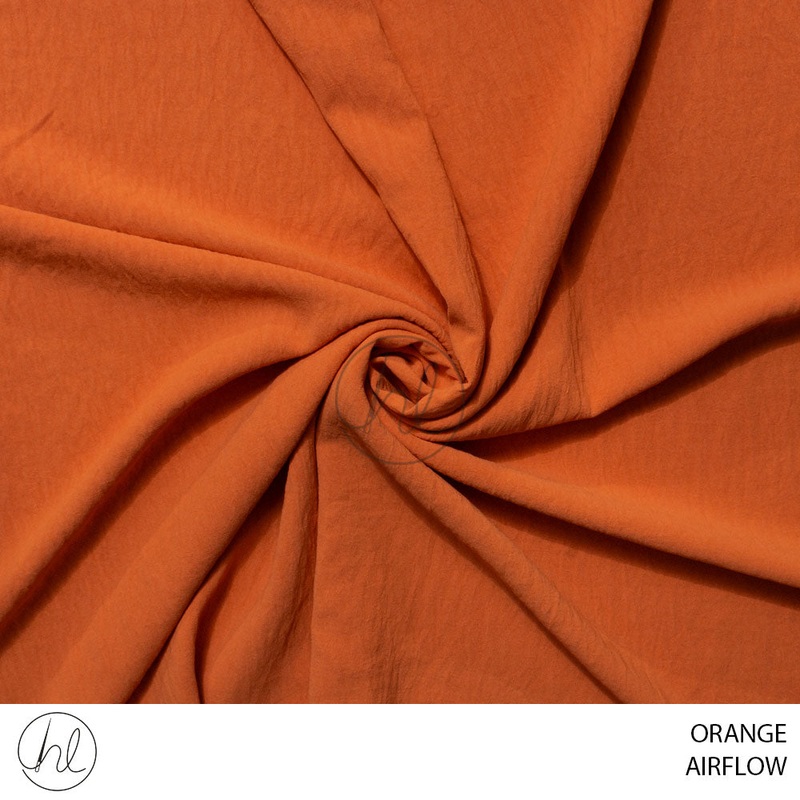 PLAIN AIRFLOW 53 ORANGE 150CM PER M