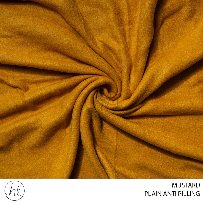 PLAIN ANTI PILLING 51 MUSTARD 150CM PER M